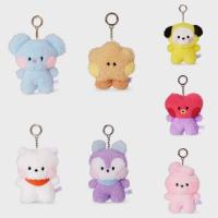 ราคา ✈️ Pre order ✈️ BT21 minini plush keyring พวงกุญแจตะขอกลม บังทัน BT21 (25553042546)
