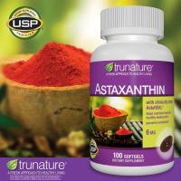 ราคา [Exp.03/2021] Trunature Astaxanthin ขนาด 6mg 100 เม็ด สาหร่ายแดงพรีเมี่ยม ลดริ้วรอย บำรุงสายตา/ผิว/ข้อต่อ ลดความเครียด (2327689177)