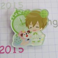 ราคา Free! -Free! Strating Days- High Speed! Cafe with Parcoala Acrylic badge Tachibana Makoto (10655178317)