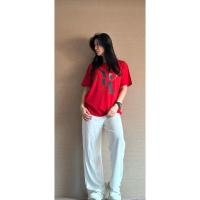 ราคา 2406023เสื้อยืดคอกลมArmaniExchangeสีแดงของแท้❗️❗️ (26104623996)