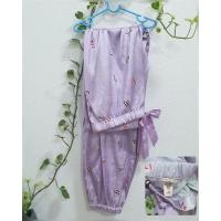 ราคา กางเกงขายาววิกตอเรียซีเคร็ท Victoria's secret สีม่วงพิมพ์ลาย (17230603108)