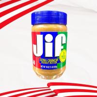 ราคา Jif Crunchy Peanut Butter จิฟ ครั้นชี่ พีนัตบัตเตอร์ เนยถั่วลิสงชนิดบด (แบบหยาบ) ** ฝาสีน้ำเงิน ** ขนาด 454 กรัม (40611642399)