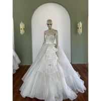 ราคา ชุดแต่งงาน ทรงเจ้าหญิง เกาะอก ผ้ามันวาวสีขาว พร้อมแขนตุ๊กตาถอดได้ W018 มือสองสภาพดี 99% พร้อมส่ง❗️ (24366978327)