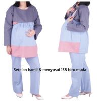 ราคา ชุดคลุมท้องสามารถให้นมได้ 158 สีฟ้าอ่อน (8315600387)