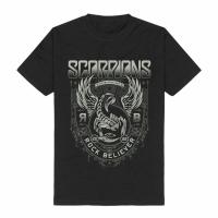 ราคา Scorpions-rock Believer Ornament Men เสื้อยืดผ้าฝ้าย (29576098870)