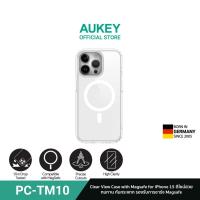 ราคา AUKEY PC-TM10 เคสไอโฟน เคสใส iPhone 15 Series เคสแม่เหล็ก Magnetic MagSafe บางใสกันกระแทก (19393974271)