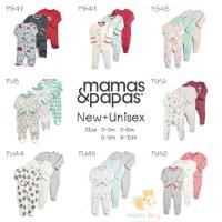 ราคา mamas&papas Sleepsuits Set 3 ชุด ผ้าคอตตอน 100% (9390121098)