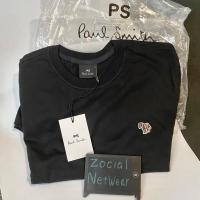ราคา เสื้อแขนยาว PS PAUL SMITH สีดำ ปักลาย ม้าลาย สีรุ้ง ของแท้ พอล สมิธ ผ้าคอตตอน t-shirt เสื้อยืด แขนจั๊ม sie L (21390075168)