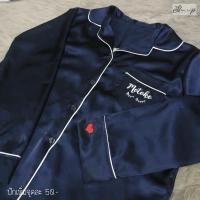 ราคา ชุดนอนผ้าซาตินปักชื่อ ชุดนอนปักชื่อ (18612260779)