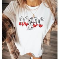 ราคา Ac_dc เสื้อยืด Band Tee Retro Rock และ Roll Vintage T เสื้อ Old School Band Graphic Tee Acdc Band Fan ของขวัญ Acdc Merch Rock Music Festival Tee (29904599513)