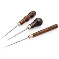 ราคา สว่านยาวและคมพิเศษ Qianmitong/เข็มสแตนเลสสว่านด้ามไม้/กรวยเข็มโบราณแฮนด์เมด (28709845640)