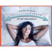 ราคา หมอนโรงแรม คิงไซส์ #หมอนใบใหญ่ 24"x36" (60x90cm.)ไซส์ โรงแรม6ดาว (448227435)
