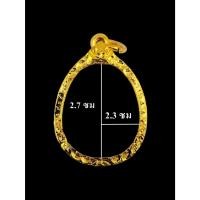 ราคา กรอบพระ กรอบปิดตา งานทองอิตาลีขนาดหน้าจอ 2.7*2.3 (29950712718)