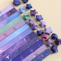 ราคา กระดาษพับดาว ผิวกระดาษมัน 40 แผ่น Origami stars ลายดาว อวกาศ ลายการ์ตูน ขนาด 26 ซม.สําหรับตกแต่งขวดโหล (24088279039)