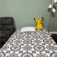 ราคา ผ้าคลุมเตียง 3.5ฟุต 150 ซม. * 200 ซม. ผ้าคลุมเตียงผ้าฝ้าย (19679663725)