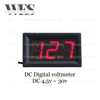 ราคา MERAH DIGITAL VOLTMETER DC 5V - 30V DIGITAL VOLT METER DC RED (25817169042)