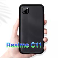 ราคา ส่งจากไทย เคสมือถือ Case Realme C11 2020 เคสโทรศัพท์ เรียวมี case realme c11 2020 เคสกันกระแทก ขอบสีหลังขุ่น (10149419346)