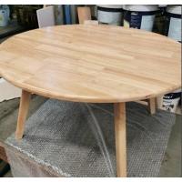 ราคา หน้าโต๊ะกลม หนา 20 มม ขนาด 130 ซม ไม้ยางพาราประสาน ฉพาะหน้าโต๊ะ ไม่รวมขา โต๊ะจีน (26473359980)