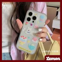 ราคา เคสโทรศัพท์มือถือแบบนิ่ม ใส ลายการ์ตูนลูกสุนัขกราฟฟิตี้น่ารัก สีขาว สําหรับ iphone 15 15promax 14promax 13pro 13promax 11 12promax (24026481667)