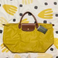 ราคา Longchamp Le Pliage Original M หูสั้น สี Curry (41908349230)