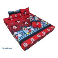 ราคา ผ้าปูที่นอน3.5ฟุต 5ฟุต 6ฟุต ครบชุด (6150216187)