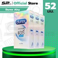 ราคา Durex Airy ถุงยางอนามัย บางพิเศษ ผิวเรียบ มีกลิ่นหอม ขนาด 52 มม. (3 กล่อง) 10 ชิ้น (46950126171)