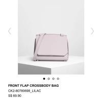 ราคา Charles and Keith กระเป๋าสะพายข้าง มือ2 หิ้วมาเองจากสิงคโปร์ พร้อมส่ง (1628748344)