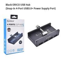 ราคา (พร้อมส่ง) ORICO Black MH4PU-P Computer Clip-type 4 Ports USB 3.0 Type A Hub Adapter (28737959081)