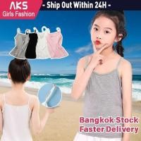 ราคา ส่งจากกรุงเทพฯ| อ๊าก แฟชั่นเด็กสายรัดเสื้อกั๊กแขนกุดนุ่มระบายอากาศกิริยาเสื้อกล้ามสีลูกกวาดเสื้อกล้ามสําหรับเด็กวัยหัดเดินและเด็กสาว2-10ย (29778388270)