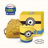 ราคา แก้วมินเนี่ยน minions + ถุงผ้า ของ 7-11 (21293264733)