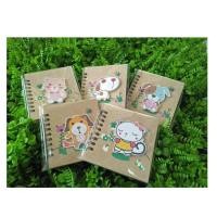ราคา สมุดบันทึก สมุดมีเส้น PATCH-WOOD มินิ ANIMAL (triple3 PW333-A) (3162636933)
