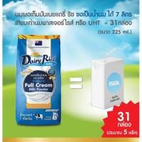 ราคา เซต6ถุง whole milk powder นมผงแท้จากประเทศนิวซีแลนด์ ยี่ห้อ แดรี่ ริช หัวนมผงแท้100% นมถุงฟ้า (5652572574)