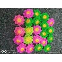 ราคา เหรียญโปรยทานดอกละอองดาวริบบิ้นกากเพชรใสสีนีออนงานตัวเปล่า20ชิ้น (ใส่เหรียญที่หลังได้) (28765494670)