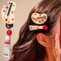 ราคา กระดานวาดภาพสร้างสรรค์ Handmade Duckbill Hairpin - สีตลกสีน้ําคลิปผมแฟชั่นอุปกรณ์เสริม (26914963209)