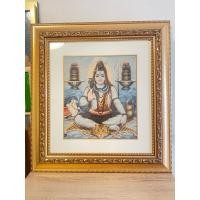 ราคา พระศิวะ รูปพร้อมกรอบ ขนาดรูป 33x36 cm ขนาดกรอบรูป58x61cm (25343046278)