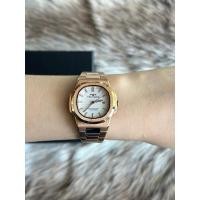 ราคา ⌚️Technos Swiss Rode Gold Dial Date Ladies Watch (27775751841)
