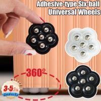 ราคา [3-5 วันมาถึง]20 ชิ้นล้อเลื่อนอเนกประสงค์ 6-Ball Design ABS+เหล็ก, 360° หมุนการติดตั้งฟรีเจาะสําหรับกล่องเก็บของตู้เฟอร์นิเจอร์ - ตัวเลือก 3 สี (25347445849)