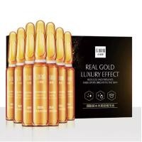 ราคา เอสเซนส์ทองคำเพียวโกลด์ 2 ml.* 7 หลอด ในกล่อง 24K GOLD HYALURONIC ACID ESSENCE สูตรเข้มข้น หน้าขาวเนียนกระจ่า (7129413748)
