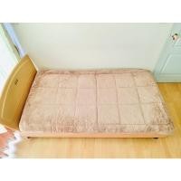 ราคา ที่นอนปิคนิค หรือท๊อปเปอร์ขนแกะ ขนาด 3.5ฟุต ขนแกะย้อมสีน้ำตาลขอบกำมะหยี่ ยี่ห้อ Nature Dream มือสองสภาพดี เกาหลีแท้ (18252359356)