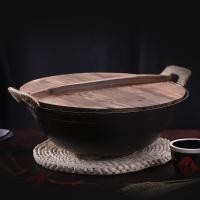 ราคา เหล็กหล่อทําด้วยมือสมัยเก่ากระทะสองหูหมูเหล็กไม่เคลือบกระทะเหล็กไม่ติดเตาแก๊สกระทะพิเศษ (42120356077)