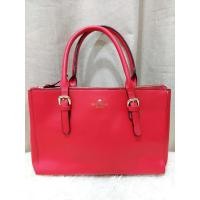 ราคา Kate Spade Hand Bags กระเป๋าถือมือสอง สีแดงสด ขนาด 13.5 นิ้ว (24363942259)