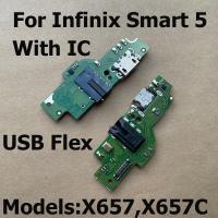 ราคา สําหรับ Infinix Smart 5 6 7 8 HD USB ชาร์จพอร์ต Charger Dock Connector Board Flex Cable (40659957019)