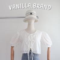 ราคา เสื้อแขนพอง แต่งชายหยัก โบว์ผูกหน้า -k / VB0311 (24714093924)