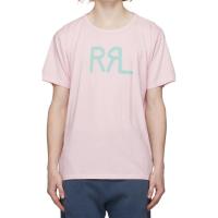 ราคา 2025 สไตล์ใหม่ RRL Casual All-Match ฤดูร้อนผู้ชายผู้หญิงสไตล์เดียวกันพิมพ์เสื้อยืดผ้าฝ้าย 100% (43924599906)