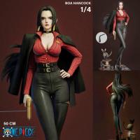 ราคา พร้อมส่ง โมเดล One Piece วันพีช Boa Hancock โบอา แฮนค็อค งานปั้น องค์หญิงอสรพิษ ชุดแดง 50cm 1/4 Happyday (24227453425)