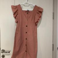 ราคา เดรสลินิน สีชมพูกะปิ มือสอง (4419907274)