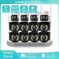 ราคา Hamrol 4K 8MP 8CH H.265 PTZ Dual Lens WIFI IP Security Camera Wireless NVR System Waterproof CCTV (23586544530)