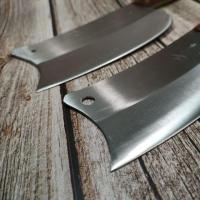 ราคา ชุดมีด มีดปังตอ มีดสแตนเลส มีดอรัญญิกแท้ มีดทำครัว หัวเว้า สแตนเลสแข็งพิเศษ มีบริการเก็บเงินปลายทาง (26604839420)