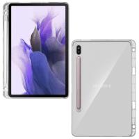 ราคา เคสนิ่มใส Samsung Tab S10+ Tab S10 Ultra Tab S9 FE S9 FE+ S9 S9+ S9 Ultra Tab S8 S8+ S8 Ultra Tab S7 S7+ S7 FE 5G Tab S6 Lite พร้อมช่องใส่ปากกาดินสอ (42314596188)