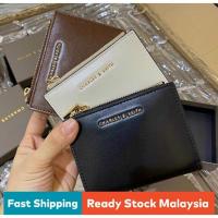 ราคา CHARLES & KEITH ฤดูใบไม้ผลิเรียบง่ายสีบริสุทธิ์ทอฟฟี่สี multi-card mini wallet หญิง CK กระเป๋าสตางค์กระเป๋า (43368477530)